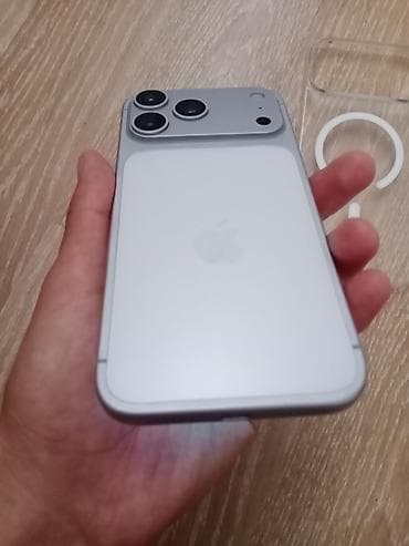 Техника жана электроника: IPhone 17 Pro Max, Колдонулган, 1 ТБ, Күмүш, Каптама, 100 % — 3