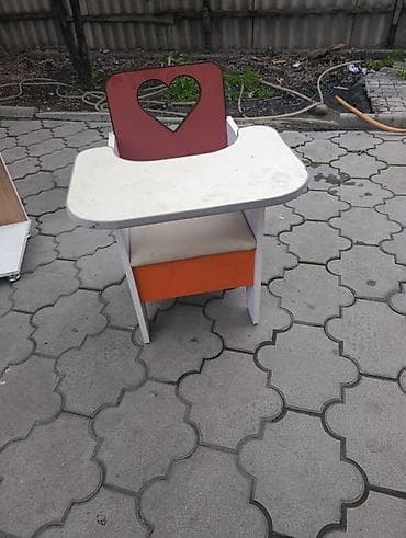 coffee table: Детский стул, ЛДСП, цвет - Зеленый — 1