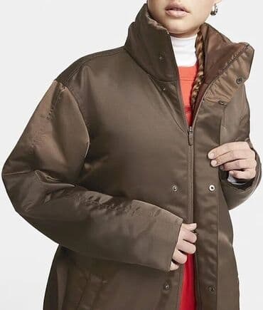 дождевик найк: Новая женская синтетическая парка Nike Sportswear Trend с утеплителем — 4