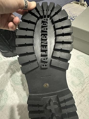 полу ботинки: Мужские ботинки, 43, Balenciaga, Новый, цвет - Черный, Самовывоз — 7