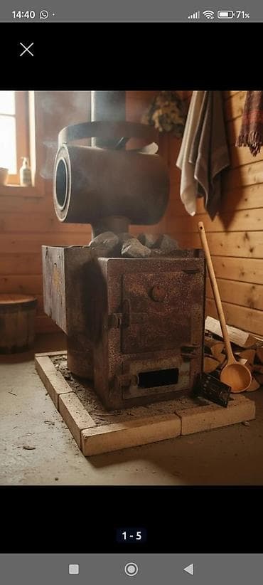 куплю деревья на дрова: Печь для бани, сауны Б/у, Материал: Металл, Бренд: Другой бренд — 3