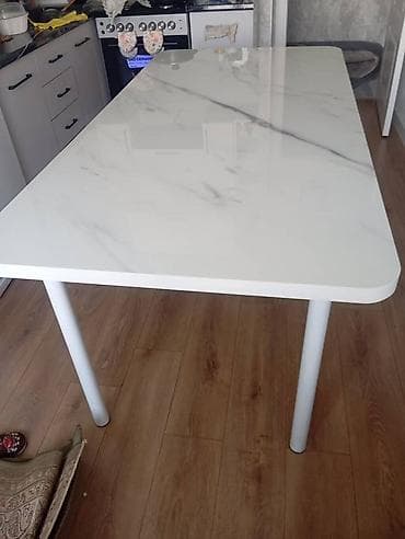 foldable table: Прямоугольный стол (6000сом) и комплект стульев (со стульями 18000) + — 2