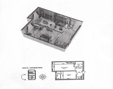 Продажа квартир: 2 комнаты, 50 м² — 1