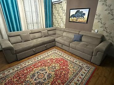 угловой диваны: Угловой диван, C подушками — 4
