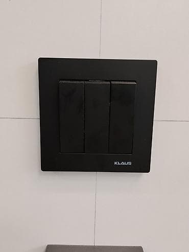 led matrix panel: Трёхклавишный настенный выключатель KLAUS - Тип: механический — 1
