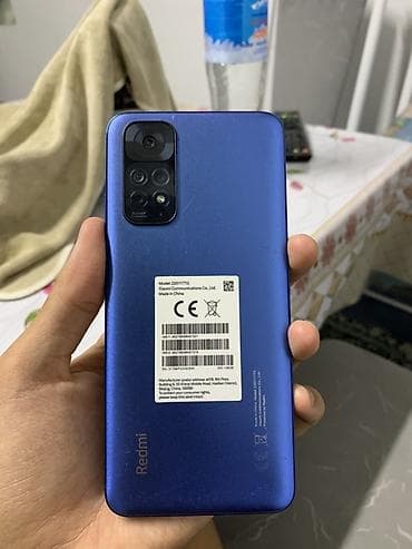 iphone 11 цена бишкек бу: Redmi, Redmi Note 11, Колдонулган, 128 ГБ, түсү - Көк, 2 SIM — 2