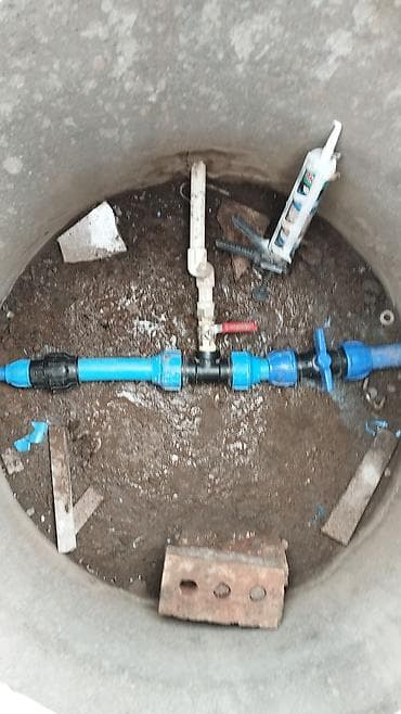 датчик теплый пол: Прокладка и врезка водопровода в колодце/скважине. - Монтаж ПНД — 1