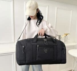 защита от дождя: Сумка универсальная дорожная/спортивная - Цвет: черный - Формат — 5