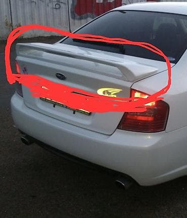 кузав: Задний спойлер Subaru — 1