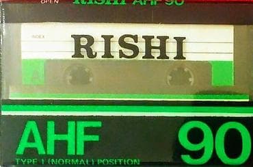 кассетный плеер: Аудиокассета RISHI AHF 90. /1983г. / Дизайн SONY. - Тип ленты: Type I — 1