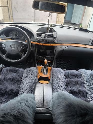 Чехлы Меховые, цвет - Серый, Mercedes-Benz, Б/у — 1