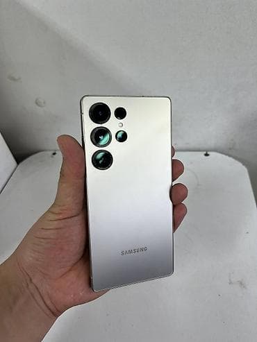 Samsung Galaxy S23 Ultra, Б/у, 512 ГБ, цвет - Серебристый, 2 SIM — 1