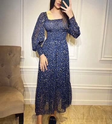 теннисный юбка: Юбка, Модель юбки: Плиссе, Макси, Шифон, По талии — 4