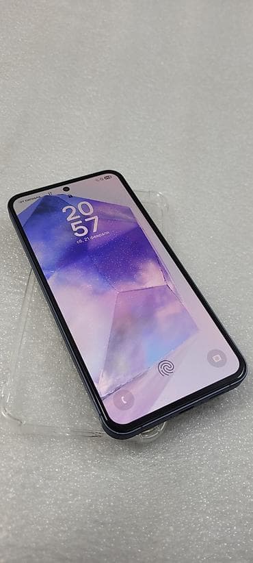 buds air: Samsung Galaxy A55, Б/у, 128 ГБ, цвет - Черный, 2 SIM — 2