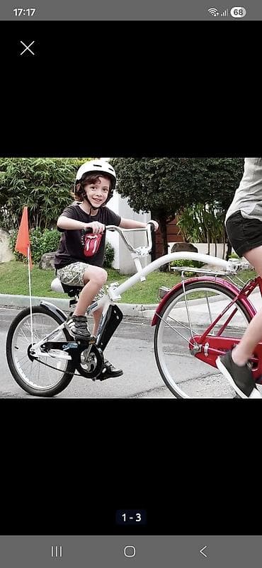 Детский велосипед, 2-колесный, 4 - 6 лет, Б/у — 1