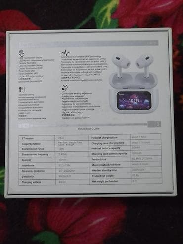 p9 pro max: Беспроводные вакуумные наушники, Hoco, Airpods Pro 3, Новый — 2