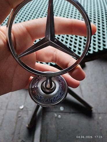 Аксессуары и тюнинг: Эмблема-орнамент на капот Mercedes-Benz (звезда на пружинной ножке) с — 3