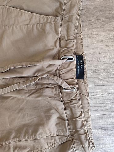 Футболкалар: Брюки ZARA, мужские. - Модель: прямые чиносы с посадкой на талии - — 2