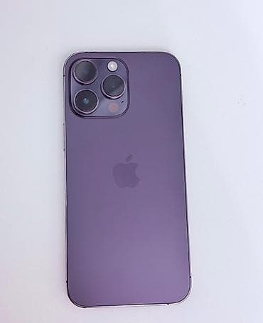 IPhone 14 Pro Max, Б/у, 256 ГБ, Deep Purple, Кабель, Защитное стекло, Чехол, 88 %