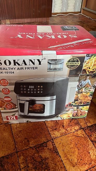 духовка продается: Аэрогриль SOKANY Healthy Air Fryer SK-10104 - Объем: 12 л - Мощность — 2