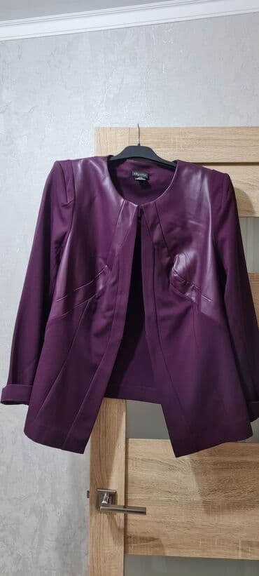 Пиджак новый 54-56 размера, вставки из эко кожи. Привезли со штатов