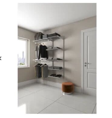 стенка белый: Гардеробная система ПРАКТИК Home Optima G150 белая отличается — 2