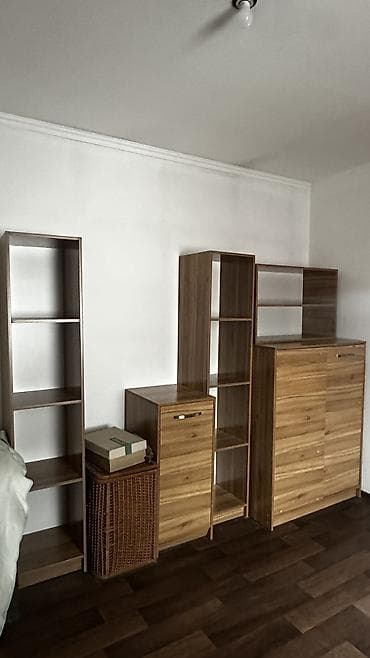 кровать массив: Спальный гарнитур, Односпальная кровать, ДСП, Самовывоз, цвет - Коричневый — 4