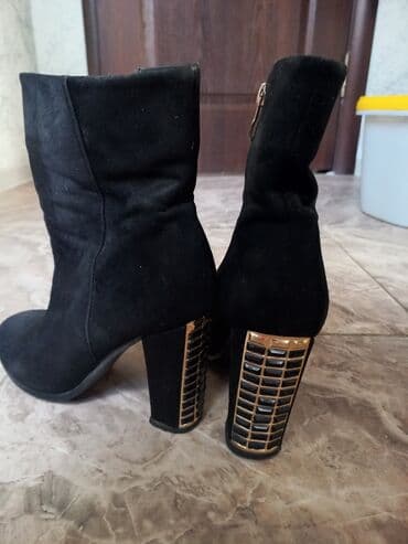 осенний обувь: Ботильоны замша 37р — 1