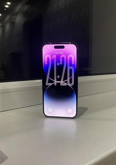 купить четырнадцатый iphone: IPhone 14 Pro, Б/у, 256 ГБ, Deep Purple, Защитное стекло, Чехол, Кабель, 80 % — 2