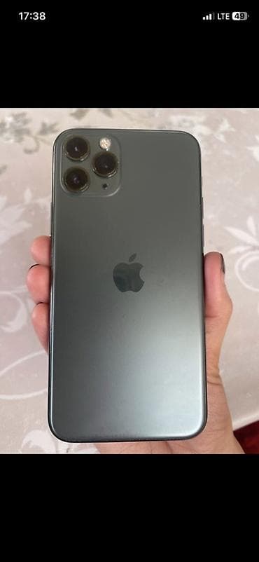 IPhone 11 Pro, Б/у, 256 ГБ, Matte Midnight Green at lalafo.kg IPhone 11 Pro, Б/у, 256 ГБ, Matte Midnight Green