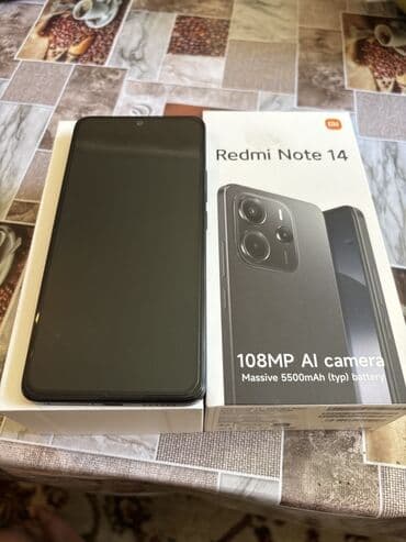 бу телефоны: Redmi, Redmi Note 14, цвет - Черный — 3