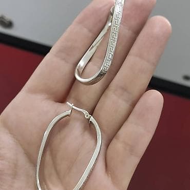 Ювелирные изделия: Серебряные серьги, Проба 925, Женские — 4