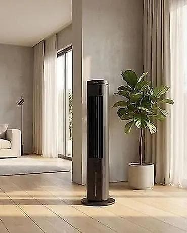 ионизатор: Напольный башенный вентилятор Midea с системой Cascade Flow Основные — 4