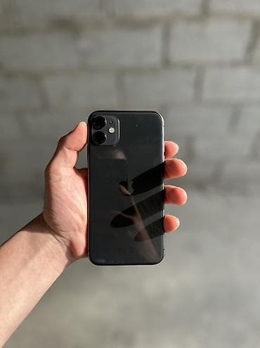 IPhone 11, Б/у, 128 ГБ, Черный, 79 %