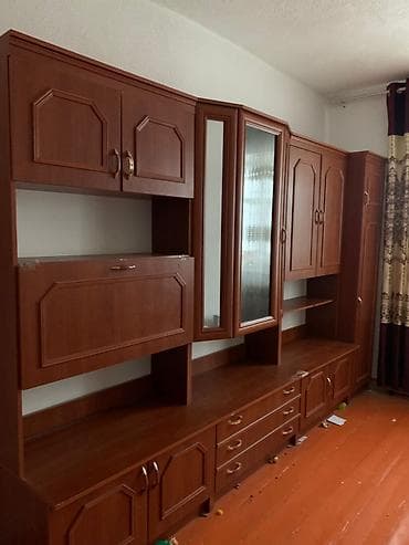 уголок на кухню цена: Гарнитур для зала, Шкаф, ДСП, цвет - Коричневый — 1