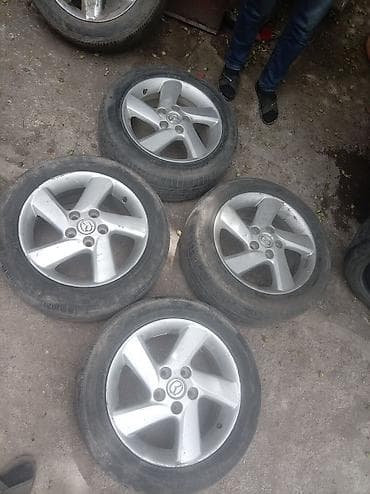 Шиналар жана дисктер: Дөңгөлөктөр монтажда 205 / 55 / R 16, Жай, Комплект, Куйма, тешиктери - 5 — 4