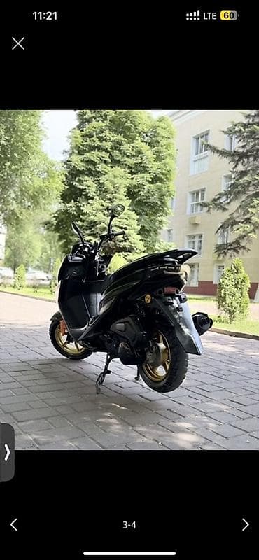 harley devidson: Скутер городской классический, черный - Тип: бензиновый скутер/мопед — 5