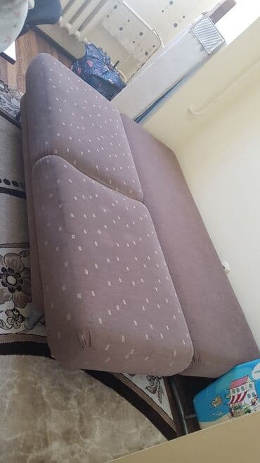 2 х местный раскладной диван: Раскладной диван, Б/у — 2