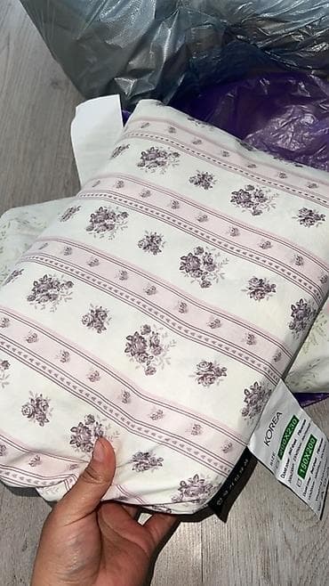 Постельное белье: Постельное бельё (Корея) в цветочных и геометрических принтах. Состав — 3