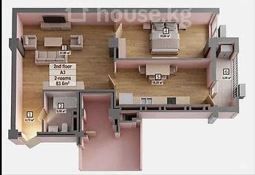 Недвижимость: 2 комнаты, 83 м², 14 этаж — 10