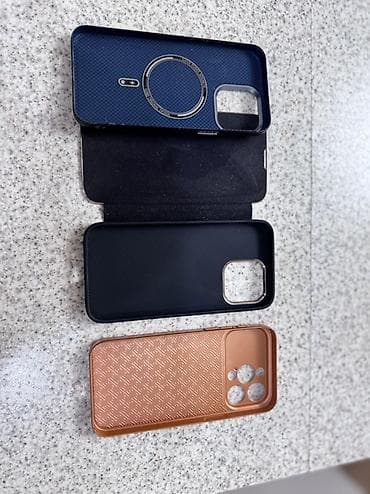 leather case: Набор чехлов для 15 про макс iPhone с большим модулем камер (линейка — 2