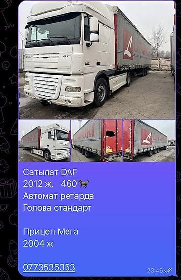 daf 2013: Тягач, DAF, 2012 г., Тентованный — 7