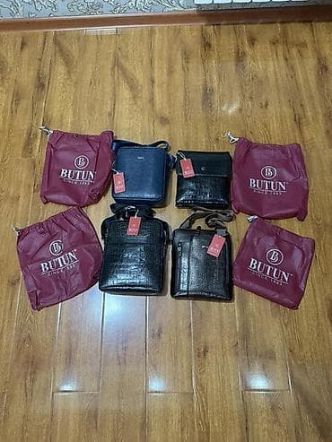 Сумки: Классическая сумка, Butun, Материал: Натуральная кожа, Застежка на молнии, Мужские — 1