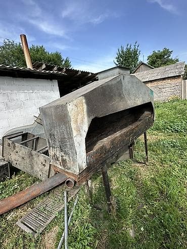 кафе жибек жолу: Уличная жаровня/мангал большого формата с вытяжным кожухом - — 2