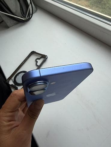 note 9 s: IPhone 15, Б/у, 256 ГБ, Синий, Зарядное устройство, Защитное стекло, Чехол, 88 % — 5