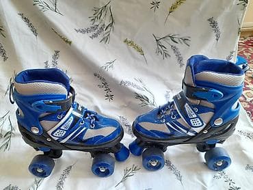 ролика: Детские роликовые коньки-квады + защита - Тип: квады (4 колеса: по — 2