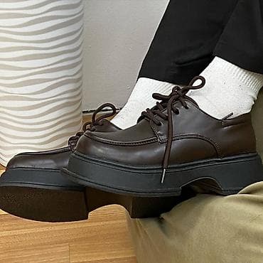 мужской ботас: Оксфорды новые, тёмно-коричневые, 39 размер, идут размер в размер — 2