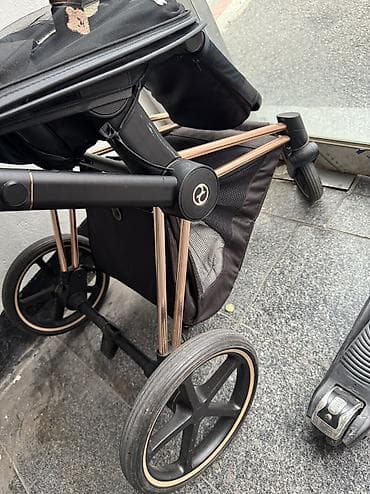 коляски cybex: Коляска, Cybex, цвет - Черный, Б/у — 3