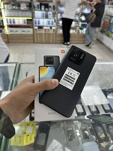 redni: Redmi, Redmi 10C, Б/у, 64 ГБ, цвет - Черный, 2 SIM — 4