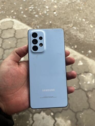 Samsung Galaxy A53 5G, Б/у, 128 ГБ, цвет - Голубой, 2 SIM at lalafo.kg Samsung Galaxy A53 5G, Б/у, 128 ГБ, цвет - Голубой, 2 SIM